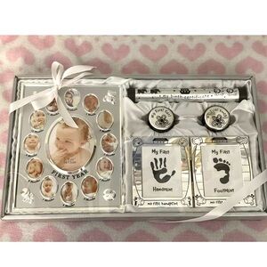 Baby's First Year 0-12 Months Picture Frame And Keepsake Set
